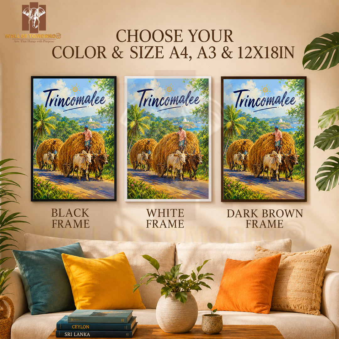 Trincomalee Sri Lanka Travel High Quality Glass Frame Wall Décor