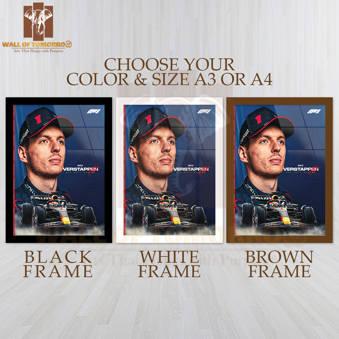Most Famous Racing Driver Sports High Quality Glass Frame Wall Décor
