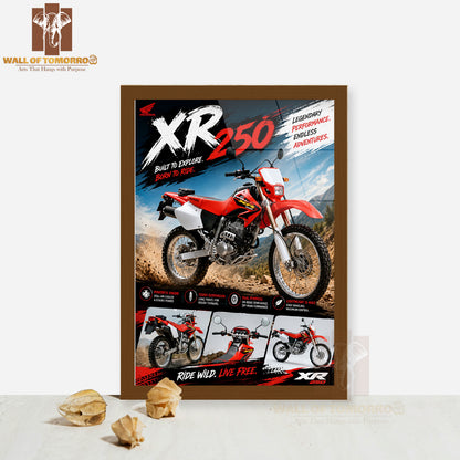 Honda XR Bike High Quality Glass Frame Wall Décors in Sri Lanka