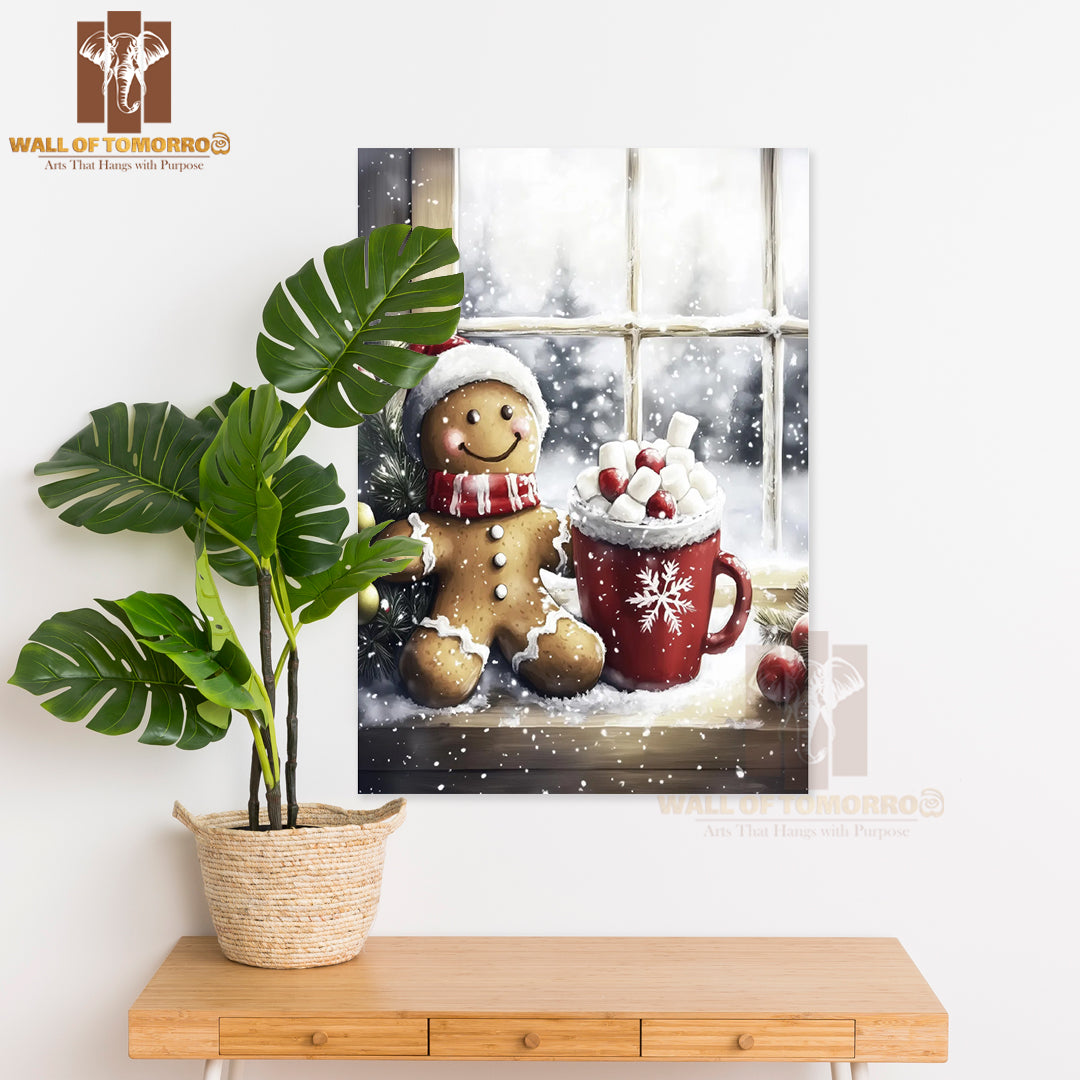 The Season Gingerbread Coffee High Quality Unframed Poster Print & Waterproof Poster Print Wall Décor