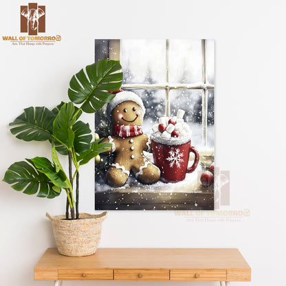 The Season Gingerbread Coffee High Quality Unframed Poster Print & Waterproof Poster Print Wall Décor