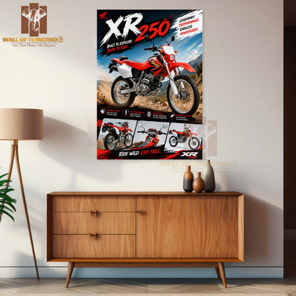 Honda XR Bike High Quality Unframed Poster Print & Waterproof Poster Print Wall Décor in Sri Lanka (Copy)
