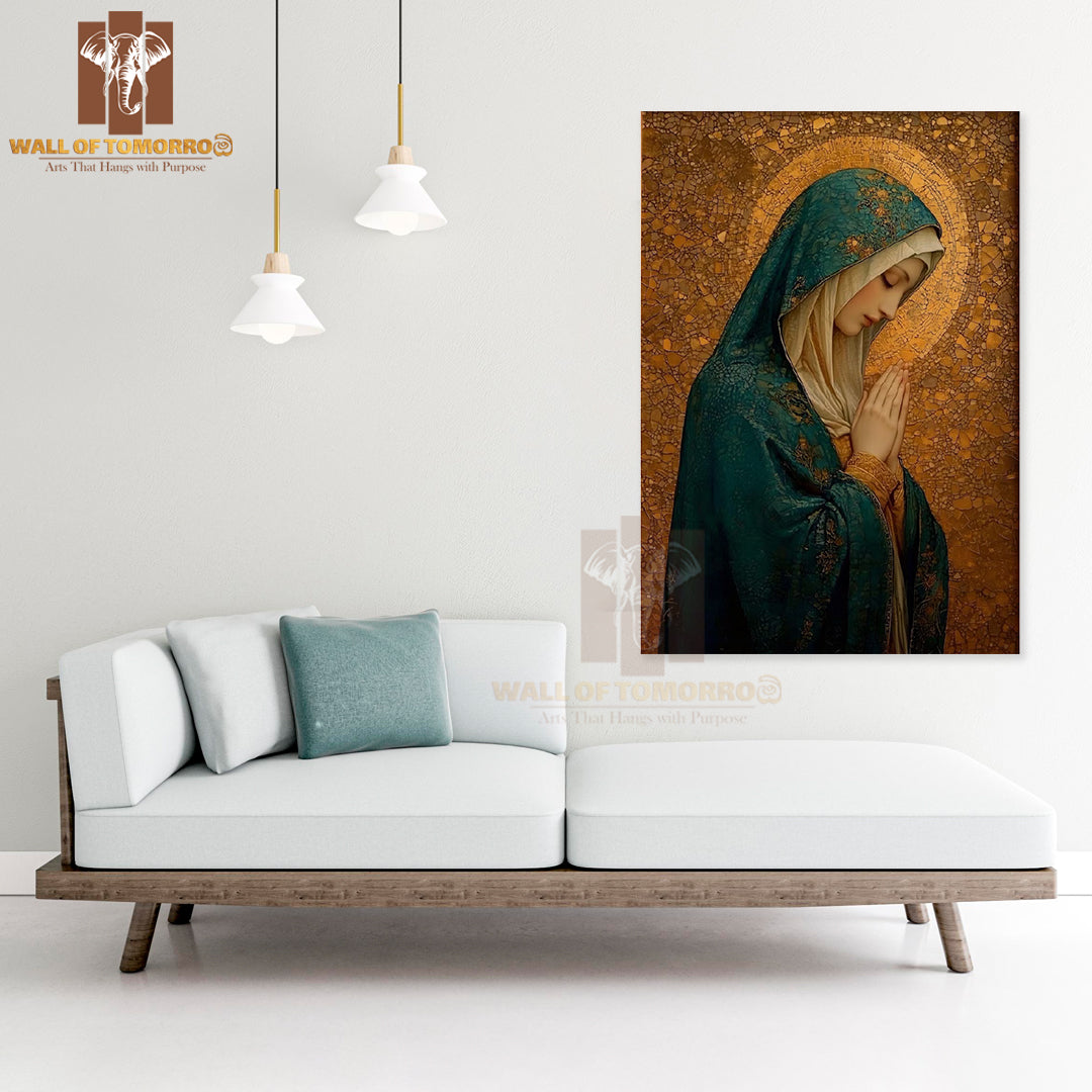 Mother Mary Religious High Quality Unframed Poster Print & Waterproof Poster Print Wall Décor in Sri Lanka