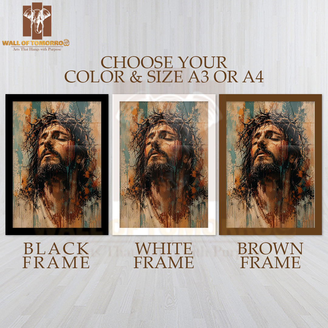 Jesus Religious High Quality Glass Frame Wall Décors in Sri Lanka