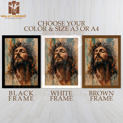 Jesus Religious High Quality Glass Frame Wall Décors in Sri Lanka