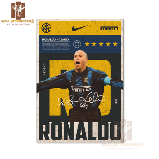 Famous Soccer Player Signature & The Significance of The Moment Sports High Quality Unframed Poster Print & Waterproof Poster Print Wall Décor
