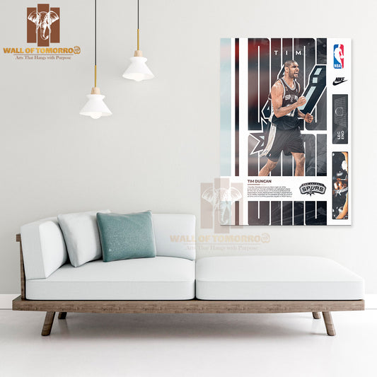 A Close-Up of a Famous Basketball Team Player in Jersey Sports High Quality Unframed Poster Print & Waterproof Poster Print Wall Décor