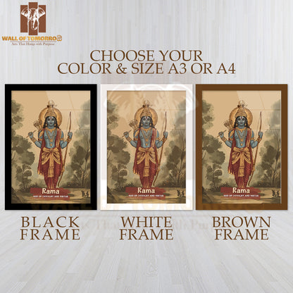 Rama Religious High Quality Glass Frame Wall Décors in Sri Lanka
