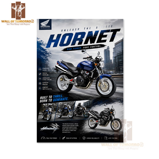 Honda Hornet Bike High Quality Unframed Poster Print & Waterproof Poster Print Wall Décor in Sri Lanka (Copy)