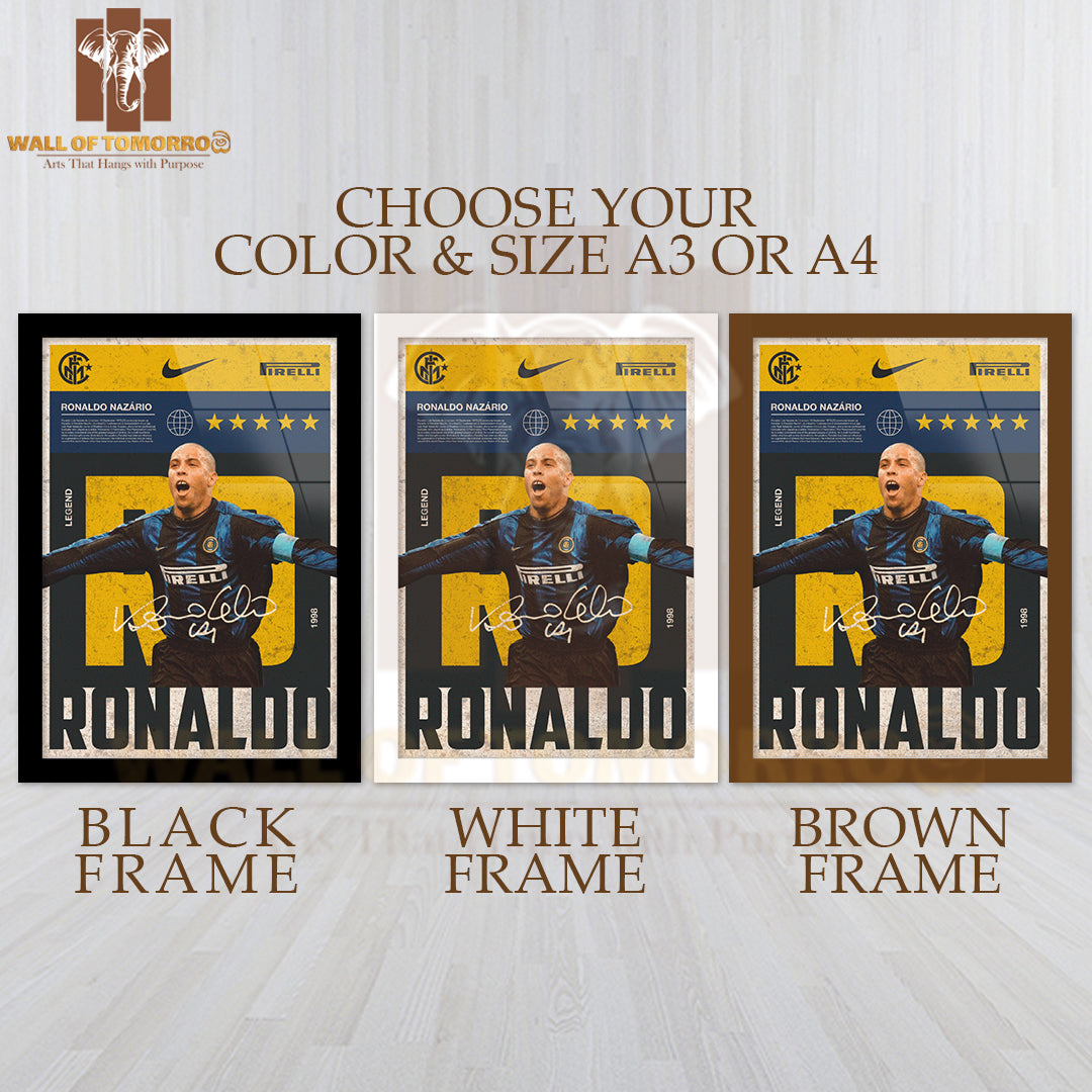 Famous Soccer Player Signature & The Significance of The Moment Sports High Quality Glass Frame Wall Décor