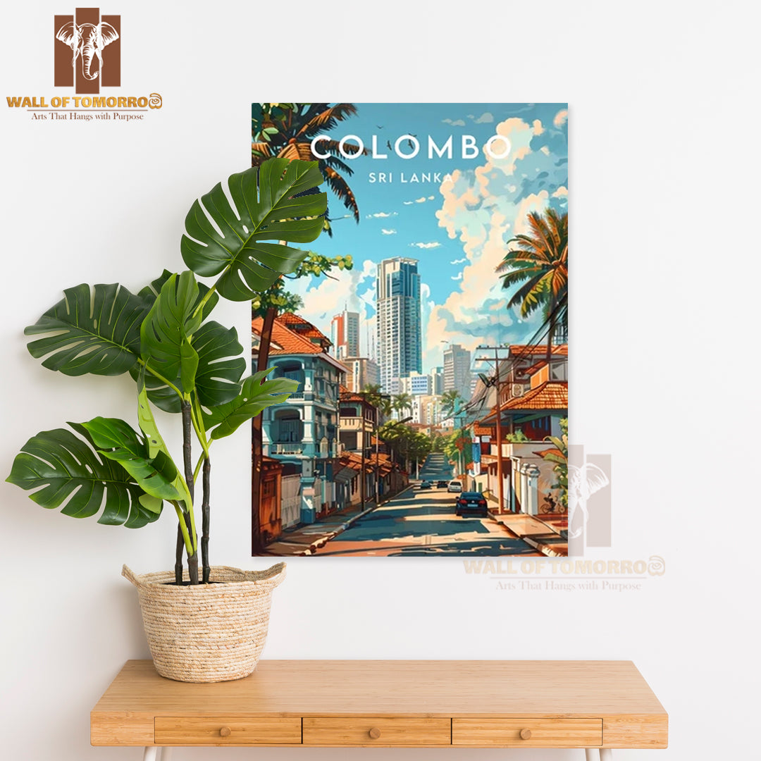 Sri Lanka, Colombo Travel High Quality Unframed Poster Print & Waterproof Poster Print Wall Décor