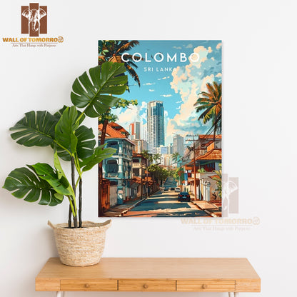 Sri Lanka, Colombo Travel High Quality Unframed Poster Print & Waterproof Poster Print Wall Décor