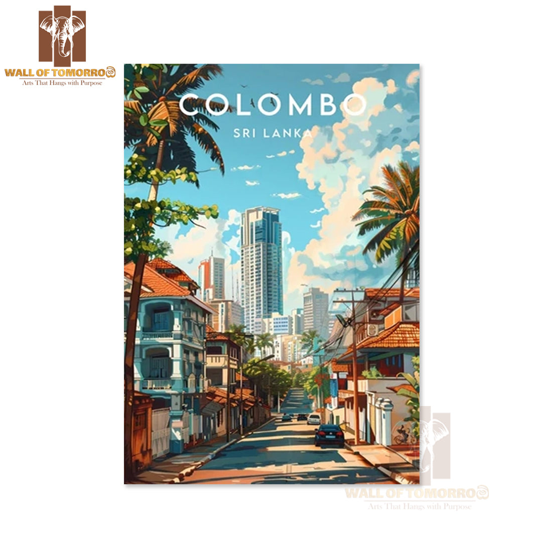 Sri Lanka, Colombo Travel High Quality Unframed Poster Print & Waterproof Poster Print Wall Décor
