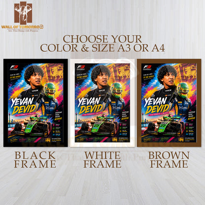 Yevan Devid Sri Lanknkan F3 Driver High Quality Glass Frame Wall Décor