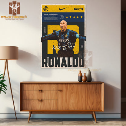 Famous Soccer Player Signature & The Significance of The Moment Sports High Quality Unframed Poster Print & Waterproof Poster Print Wall Décor