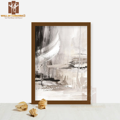 Abstract Thoughts Painting High Quality Glass Frame Wall Décor