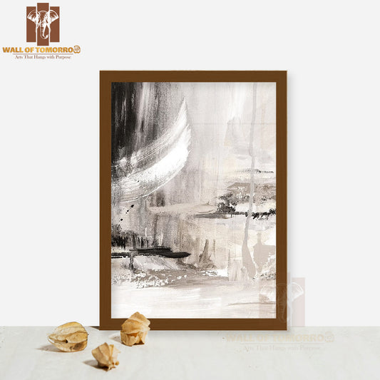 Abstract Thoughts Painting High Quality Glass Frame Wall Décor